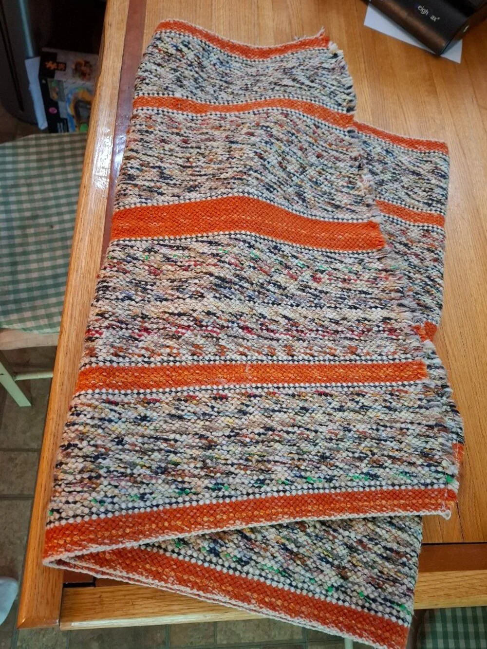 Vintage Woven Toss Scatter Rug Grandma's House 55